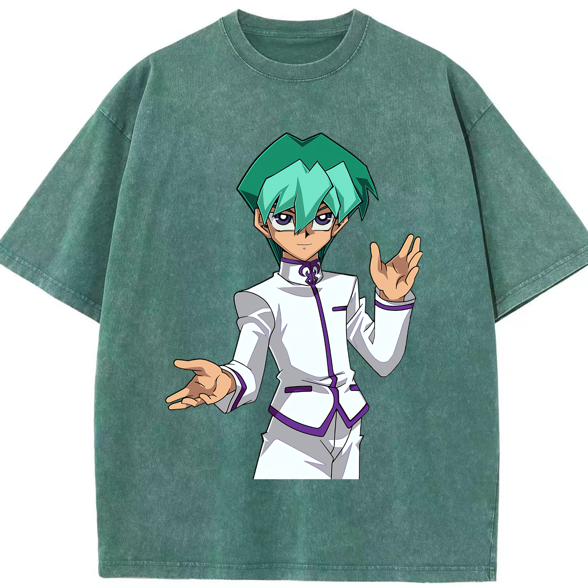 （画像用） 遊☆戯☆王 Yu-Gi-Oh! 綿100% ヴィンテージ風 半袖Tシャツ（フロントプリント）